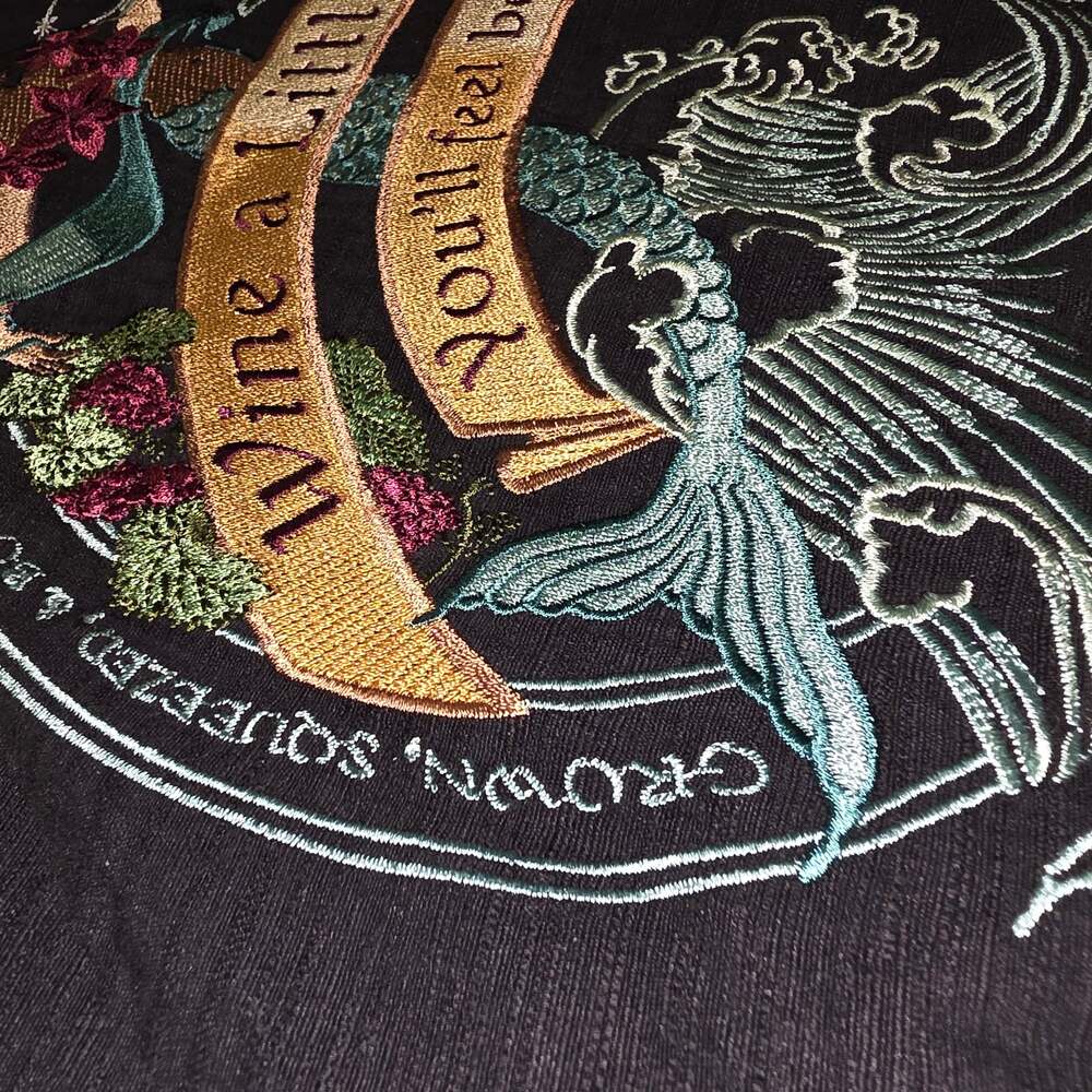 Tommy Bahama Men's Black 'Wine a Little' embroidered shirt large - Picture 8 of 10